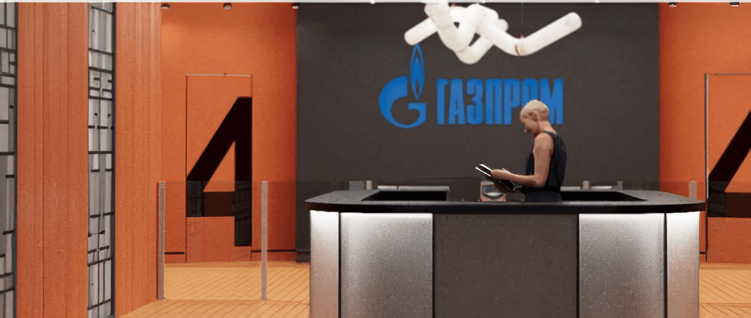 Офис здания компании Газпром
